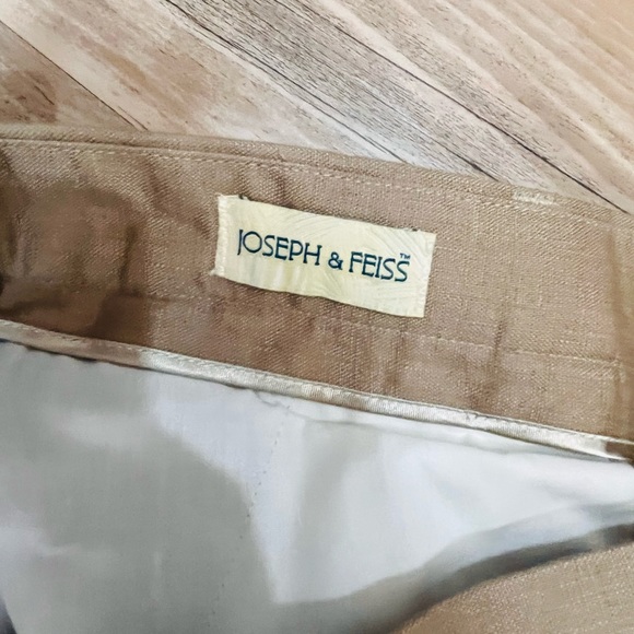 Men’s joseph and feiss 100% linen khaki pants size 37 - Picture 9 of 9